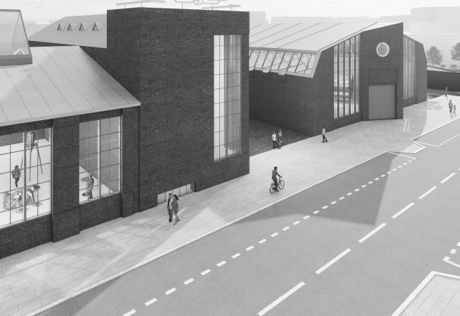 莫斯科运输博物馆（康斯坦丁·梅尔尼科夫车库改造）丨俄罗斯莫斯科丨尤里·格里戈良,AB梅加诺姆-83