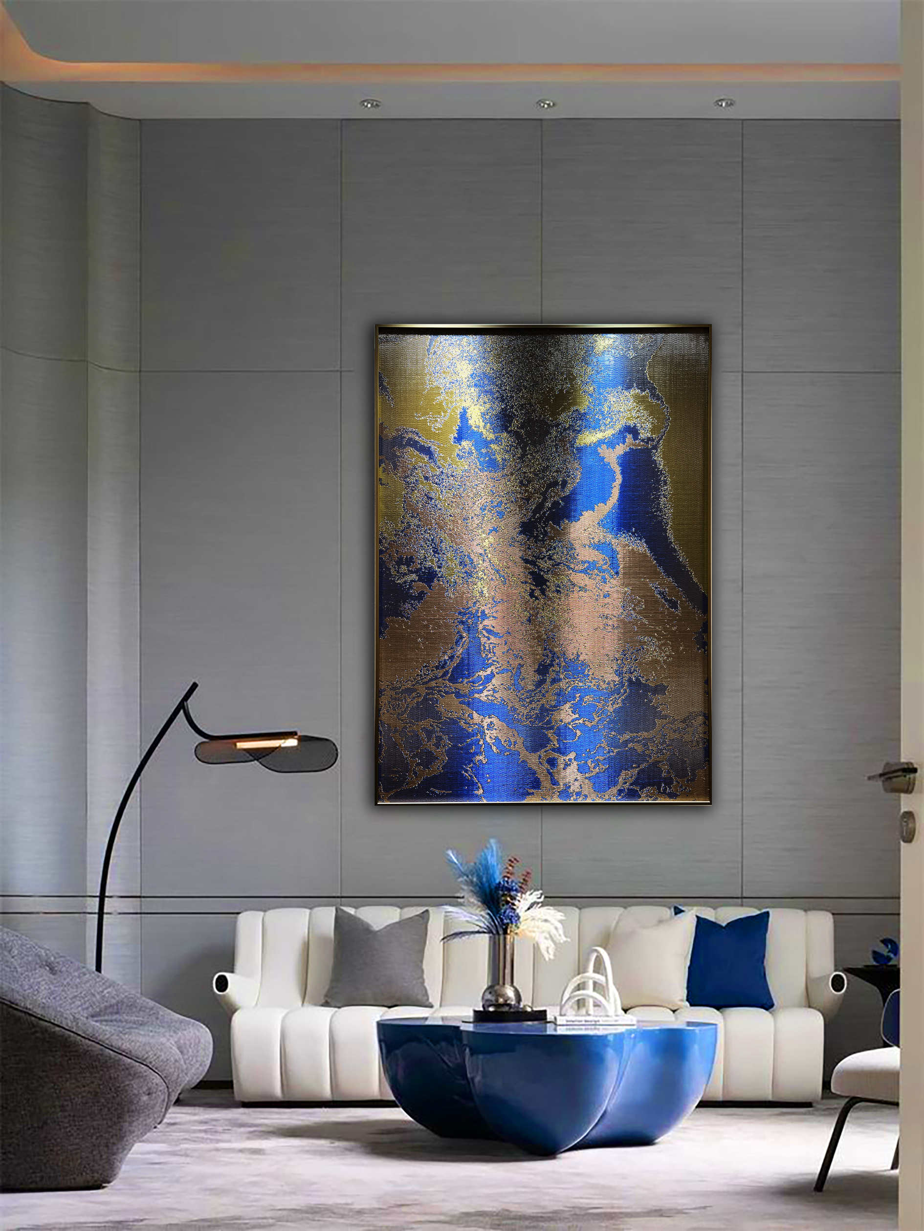 新品金属画 铜丝编织画 金属络缇画 -4