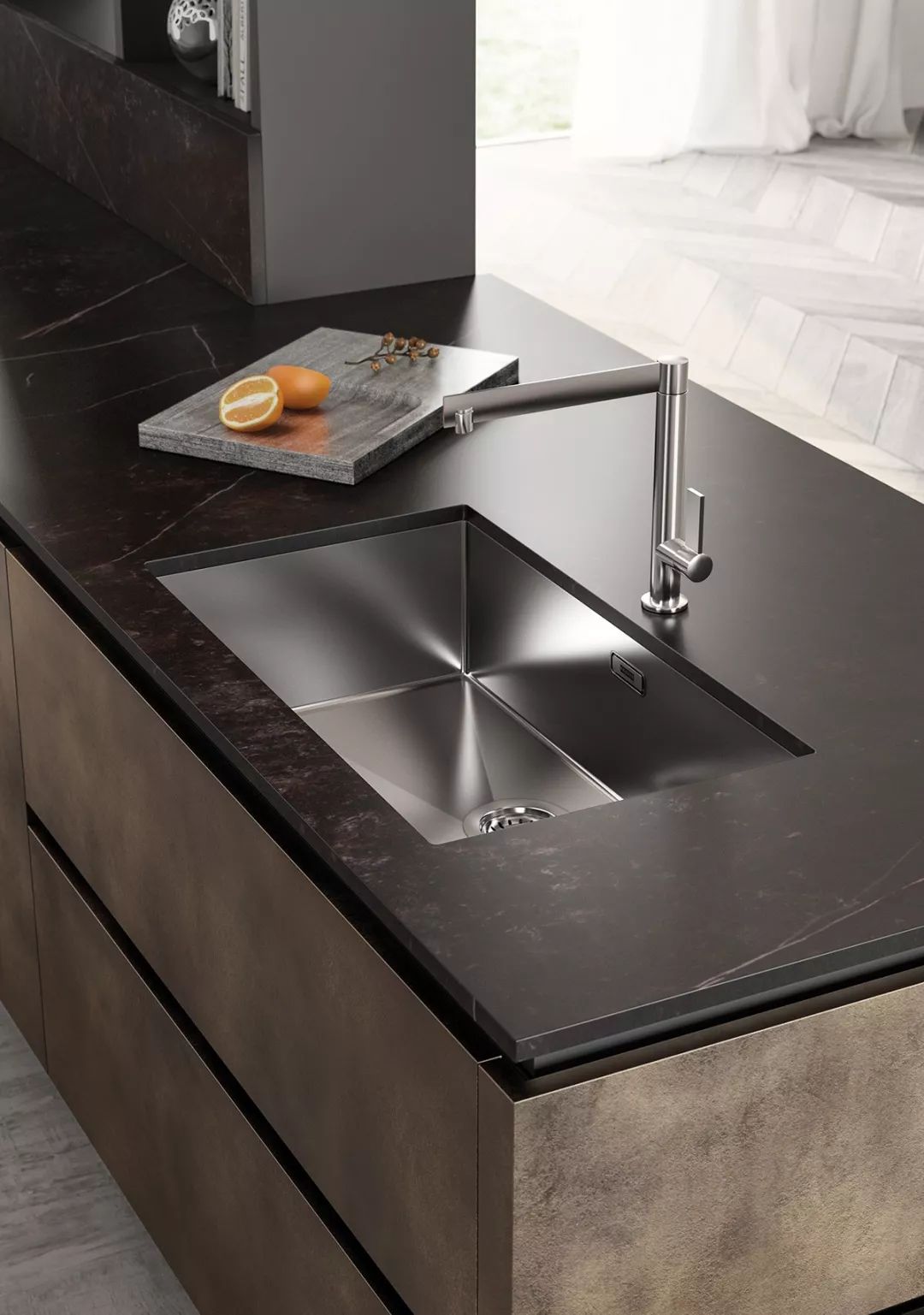 开放式厨房设计美学与实用兼具-44