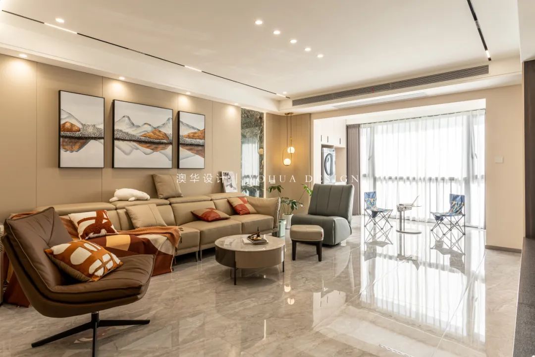 180㎡意式轻奢风住宅设计丨澳华实景-20