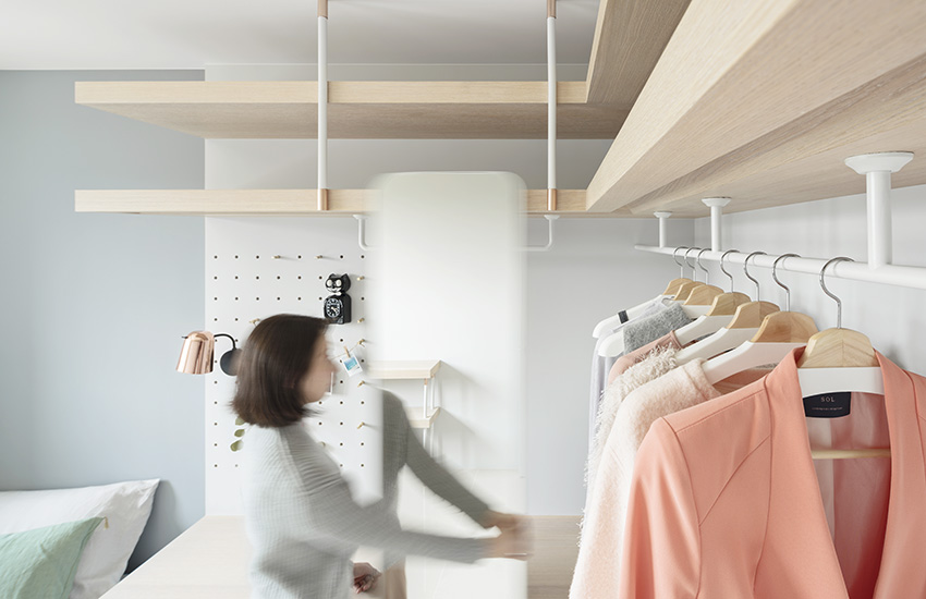 台北 106㎡淡彩公寓 | 女性独立自主的空间设计-21