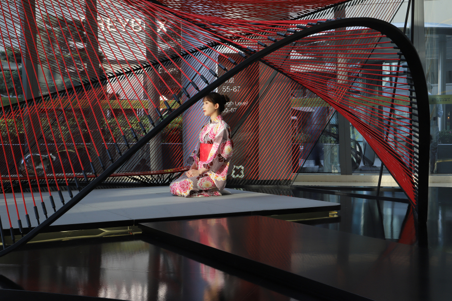 创新茶室 · 红纤维诠释传统日式茶文化-16