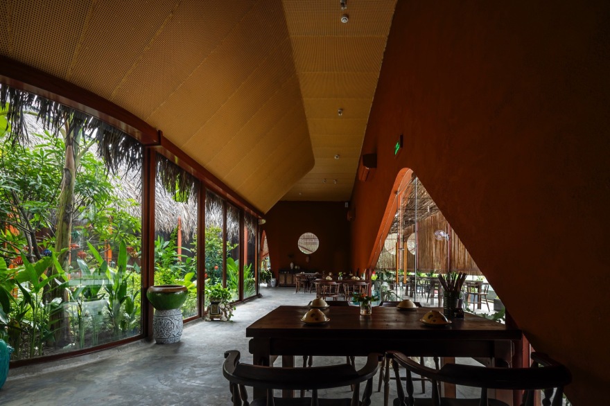 Nhà Tú花园餐厅丨越南丨Long Nguyen Design-45