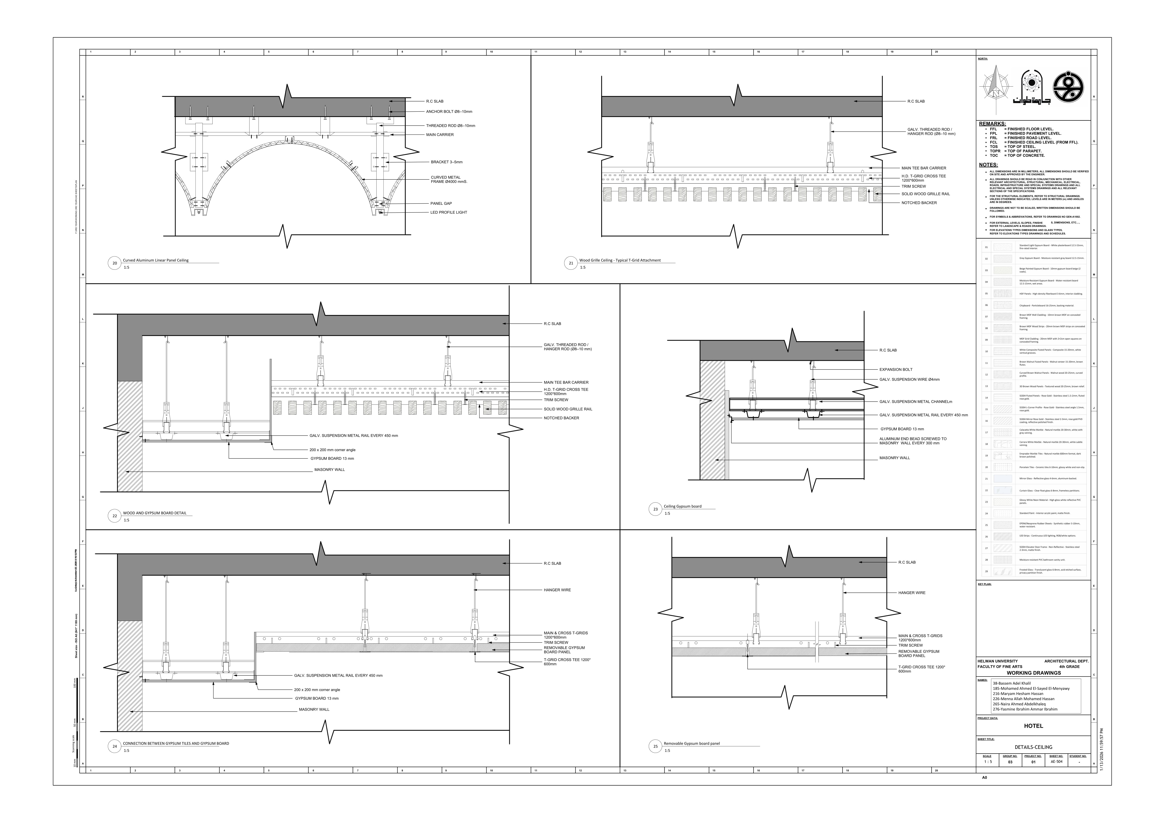 Blue Hotel | 3-Star Hotel Working Drawings-66
