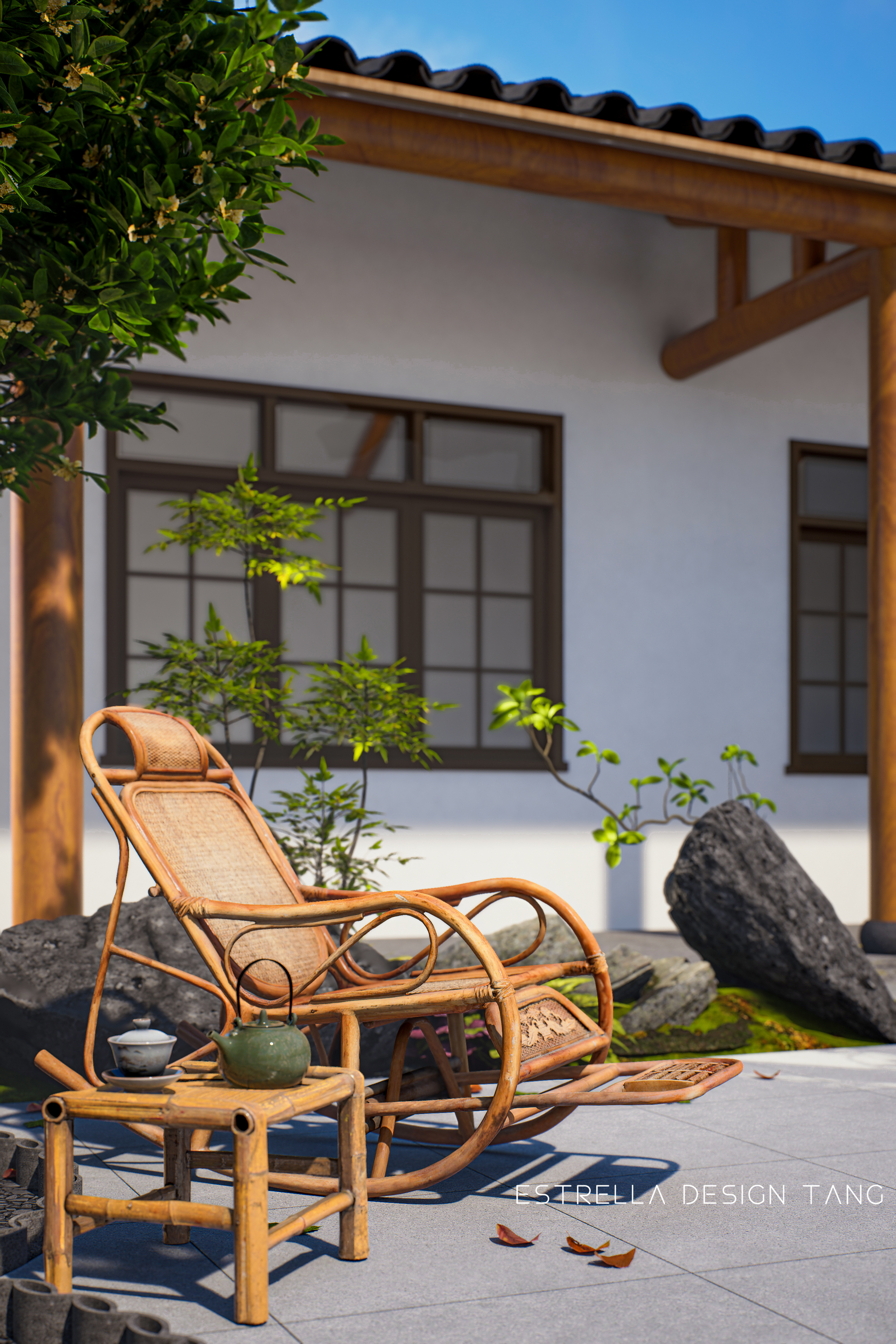 乡下小院改造 景观提升 庭院设计-3