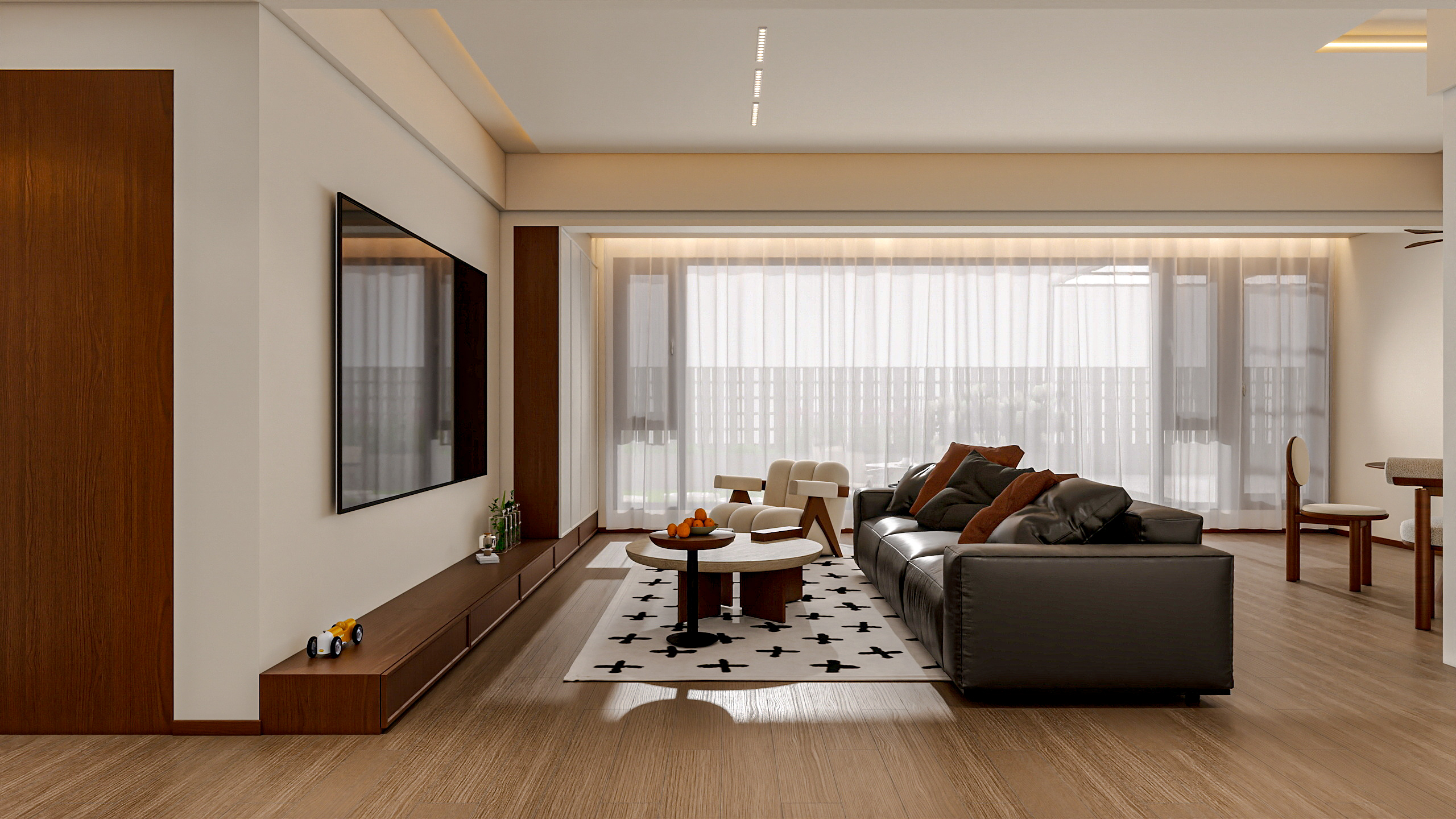 四川岳池雍合湾（180平方中古风三居室）-11