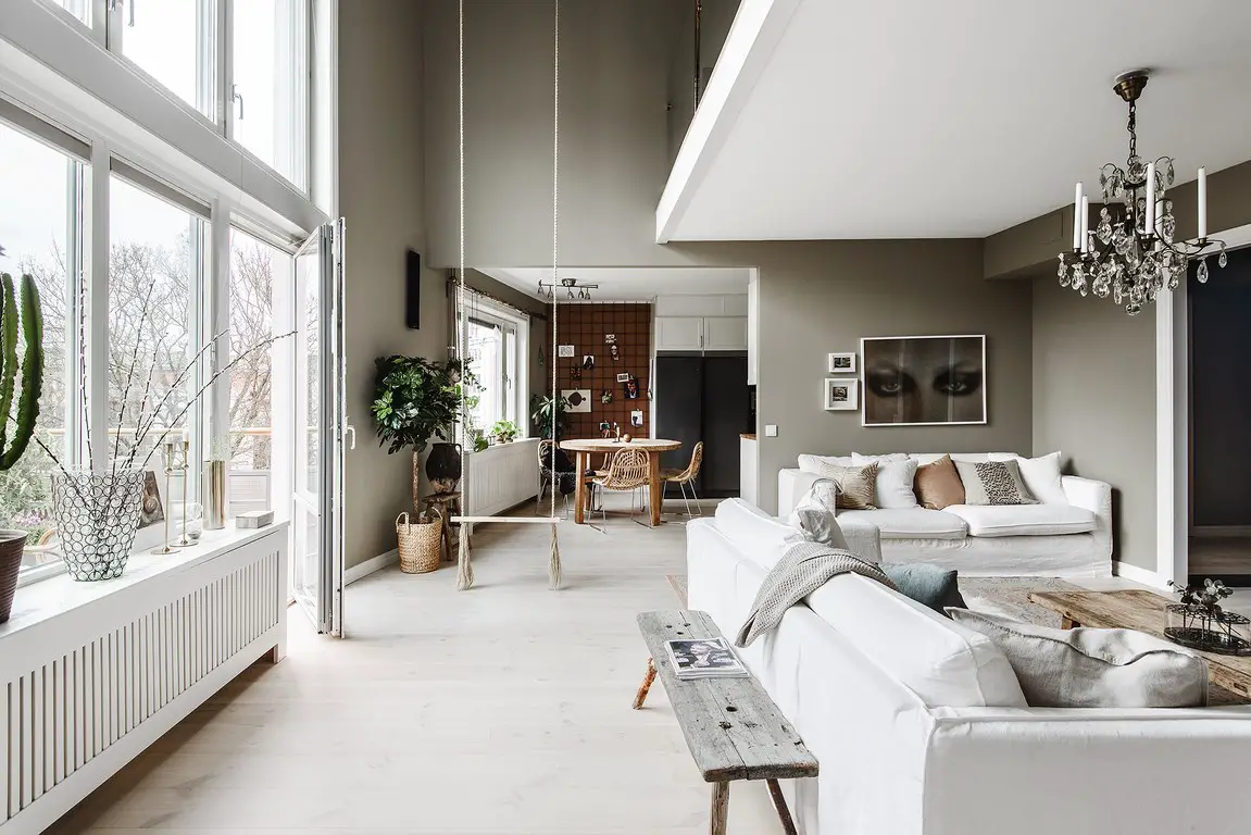 客厅里的秋千 | 打造全家乐享的游戏空间-4