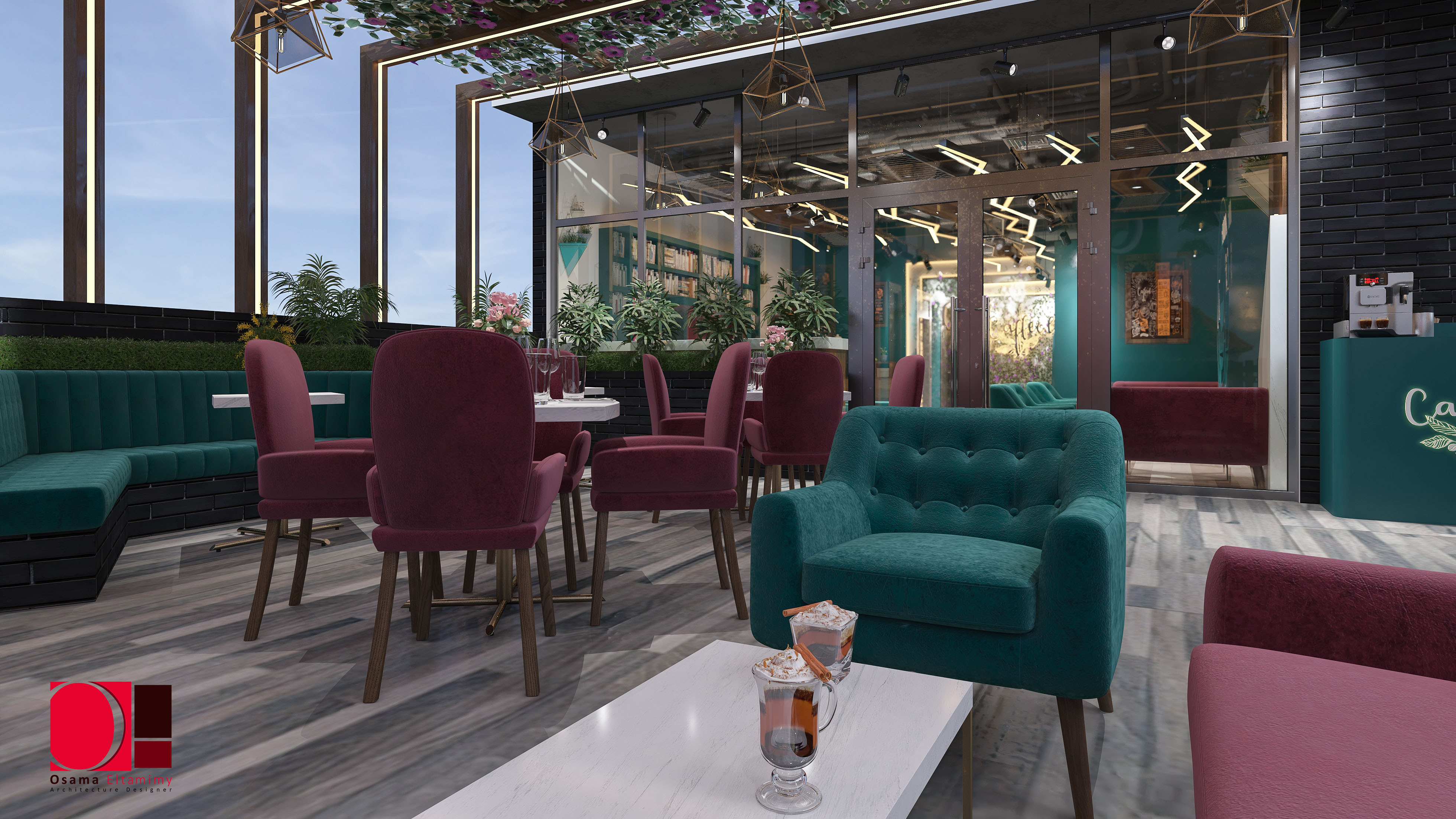 Exterior And Interior Coffee for Caffeoe-14