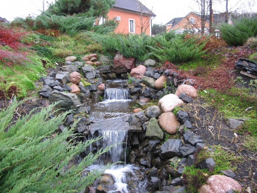 自制私家别墅瀑布-61