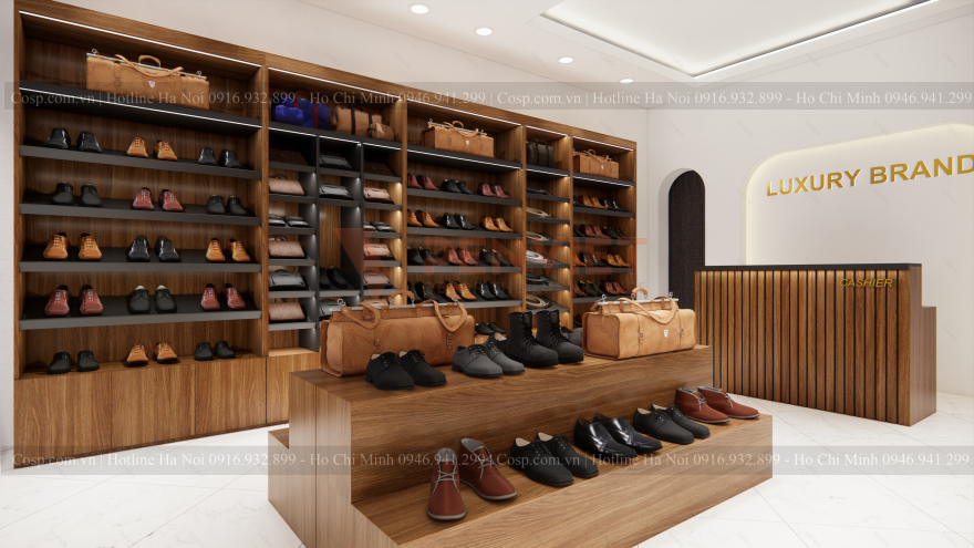 Lu·ury Brand皮革鞋店设计丨越南河内丨KTS. Hà Mạnh Khánh-10