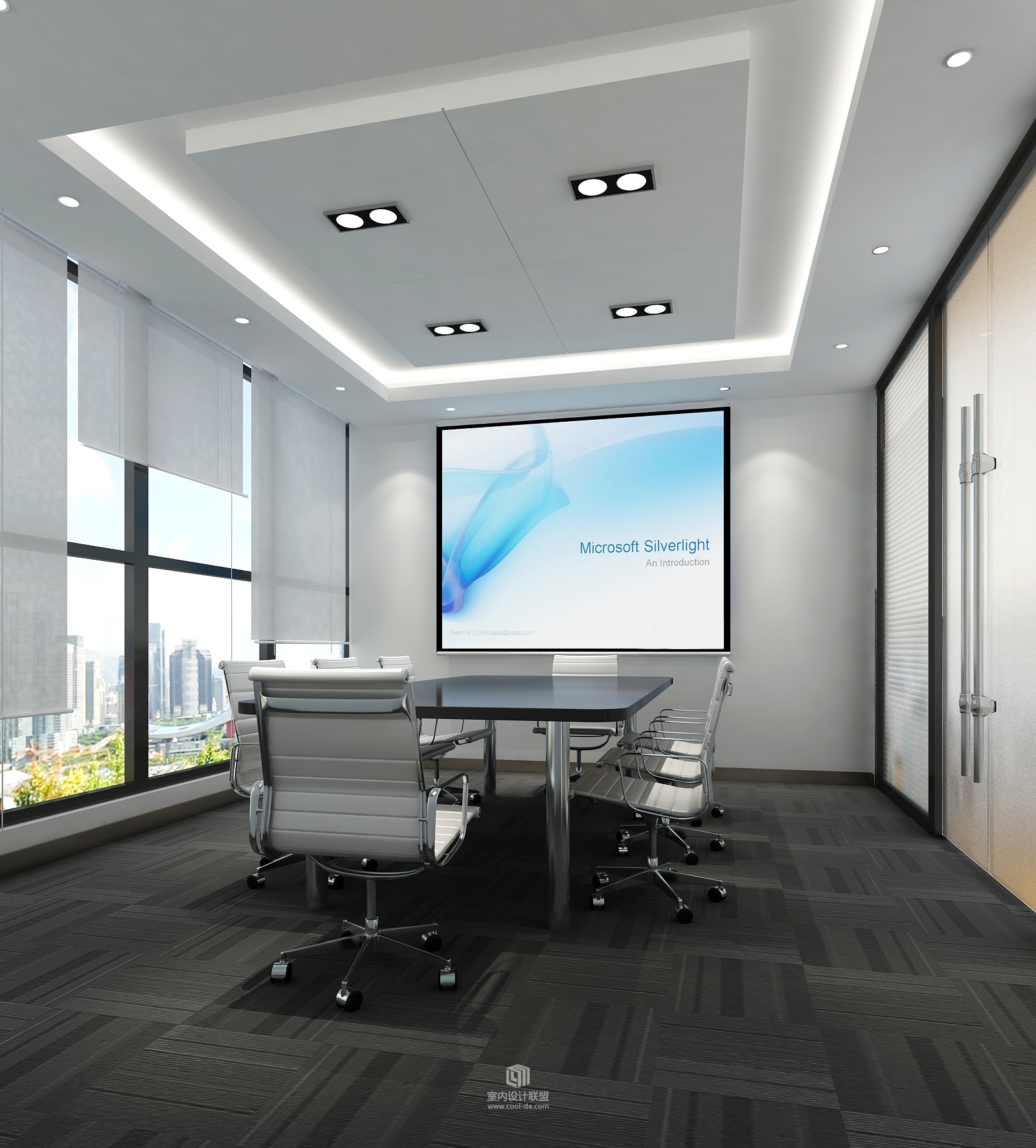 深圳杰创微科技办公空间设计-5