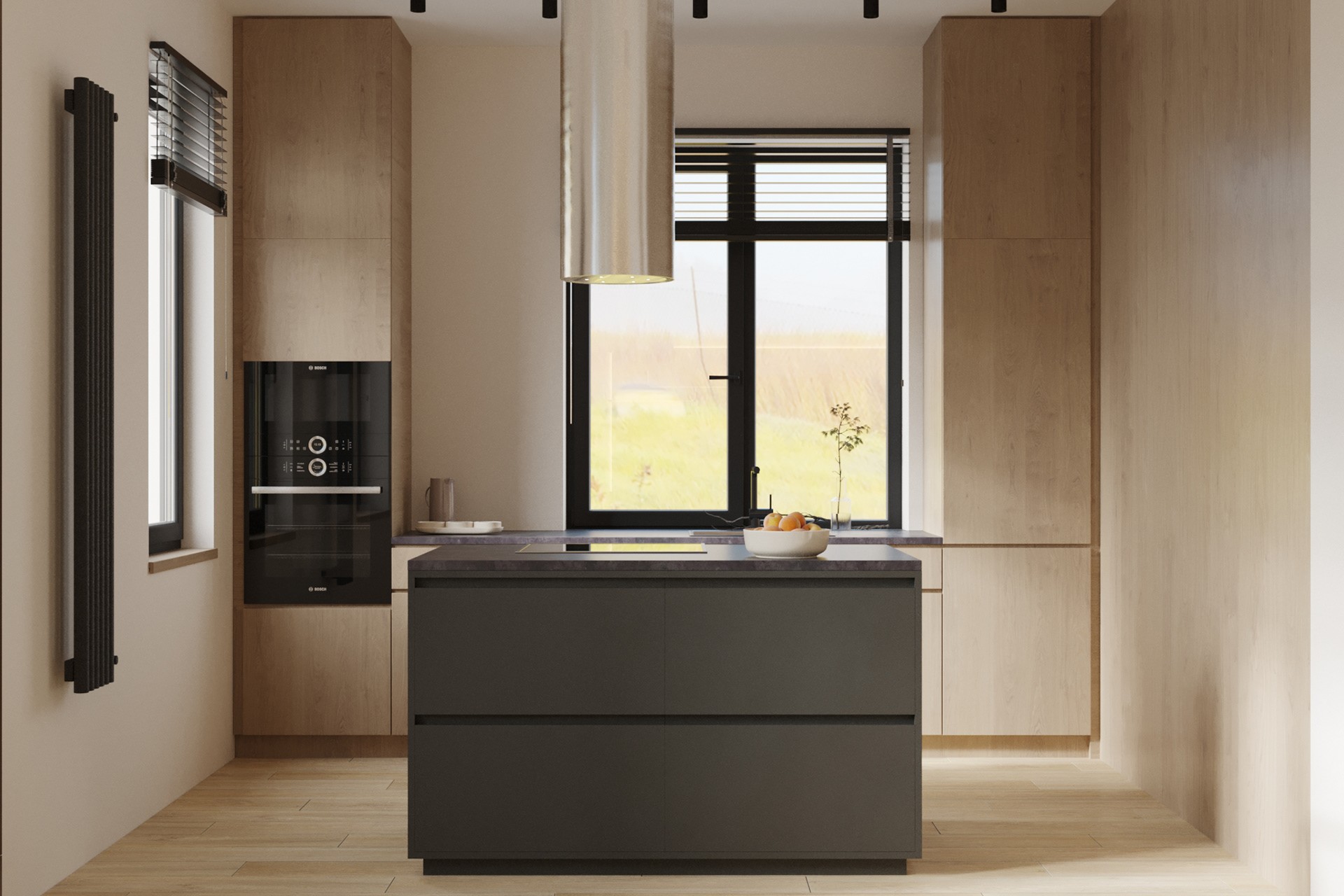 原木与绿色打造清新舒适居住空间-12