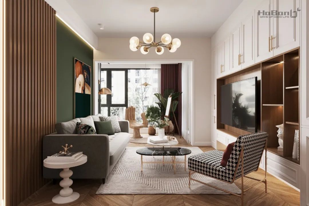 北欧风相马大乘设计案例 | 色彩碰撞为空间注入生命力-5