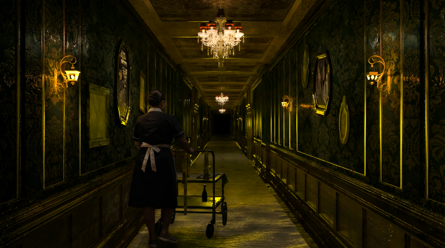Vintage Hotel Corridor(复古酒店走廊)-7