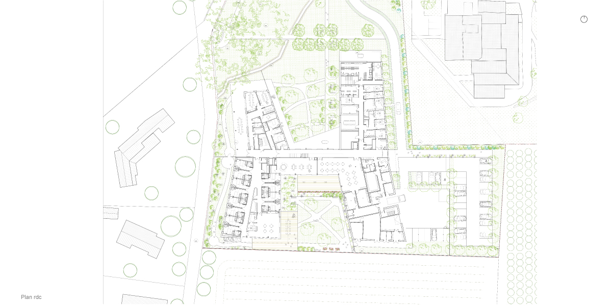 EHPAD 68 lits au cœur de la montagne provençale - CoCo architectureCoCo architecture-4