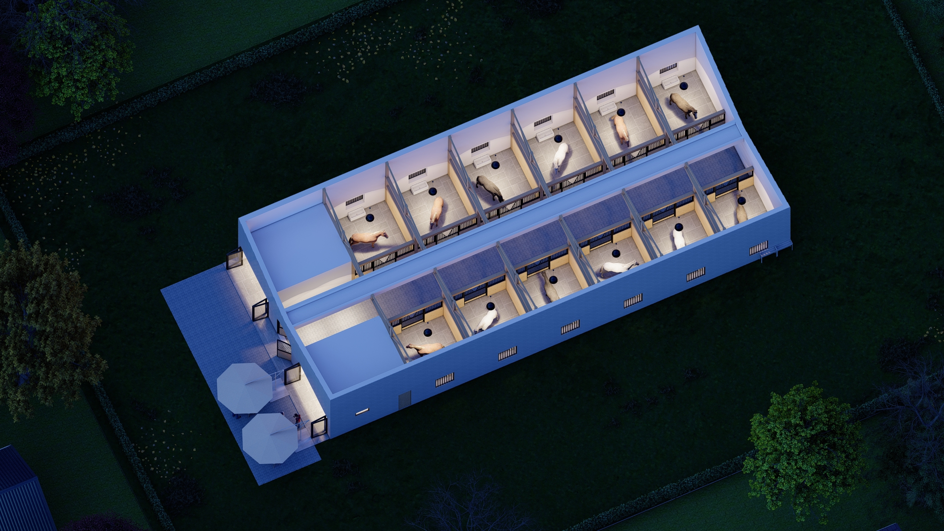 马厩概念丨英国诺丁汉丨ecolutionhubs-10