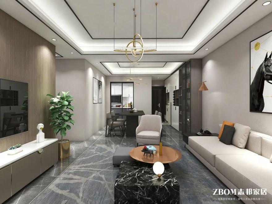 简约现代风四口之家设计丨桐梓周健雄-23