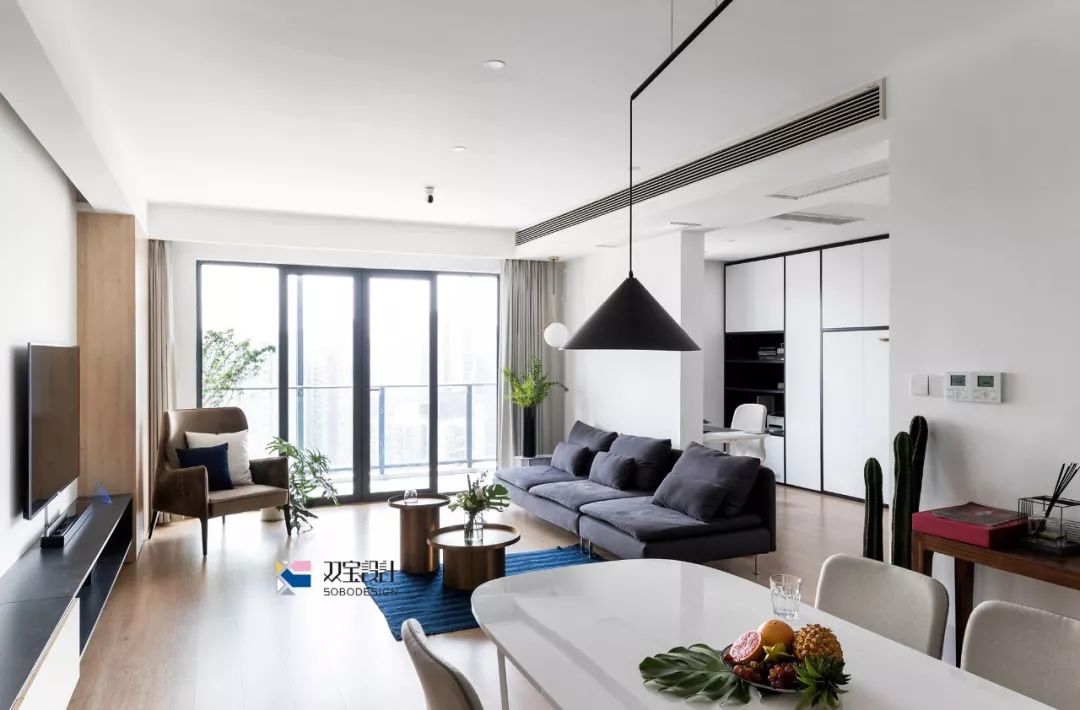 102㎡现代风全屋开放,巧妙变 130㎡-2