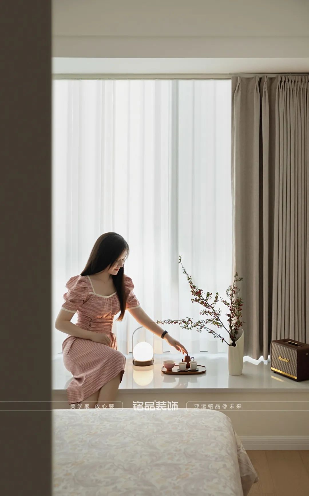 温柔奶油轻法式,浪漫满屋的世宸名府设计丨中国杭州丨铭品装饰-60