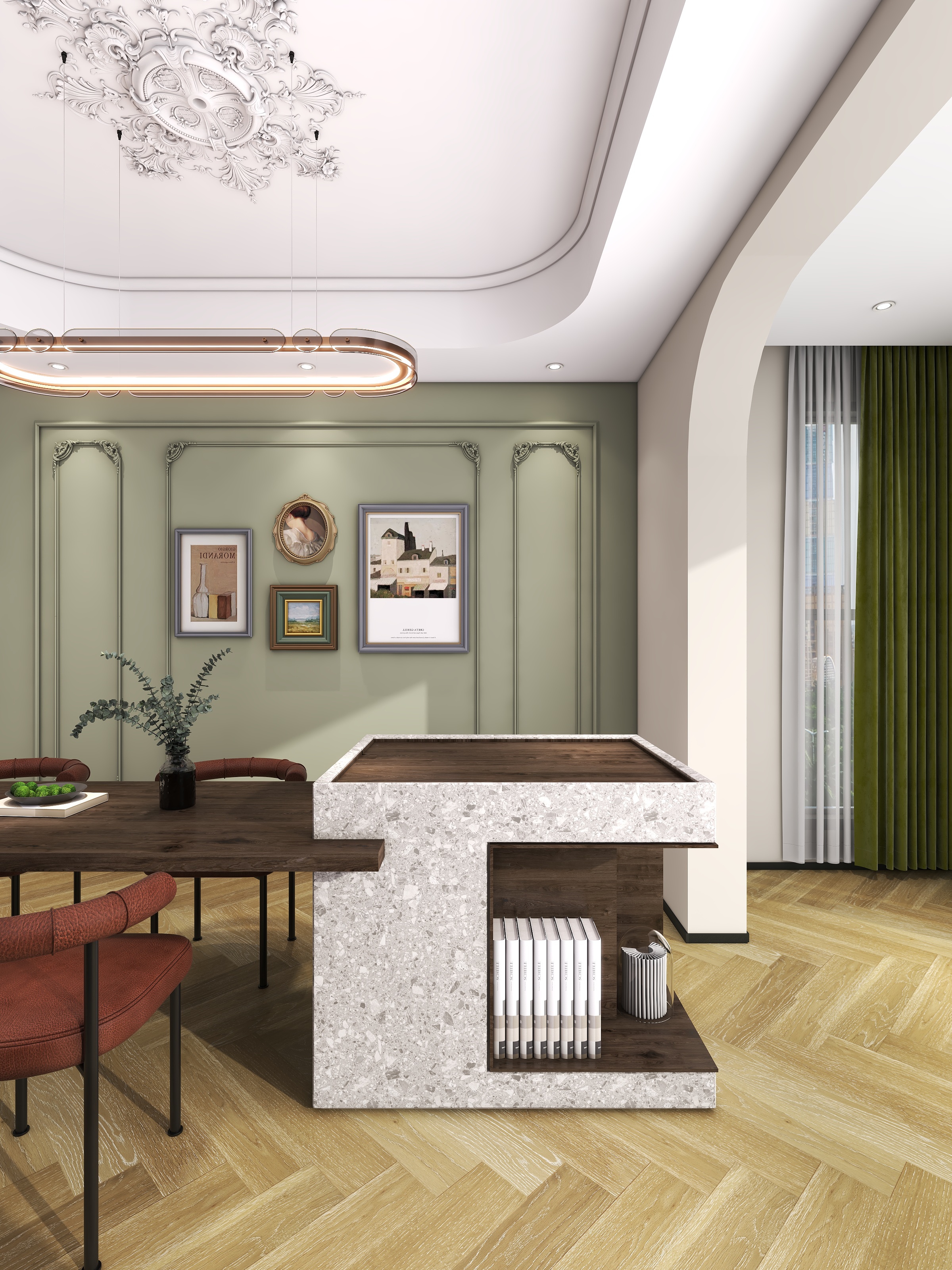 四川成都华府悦璟（115平方简约法式三居室）-14