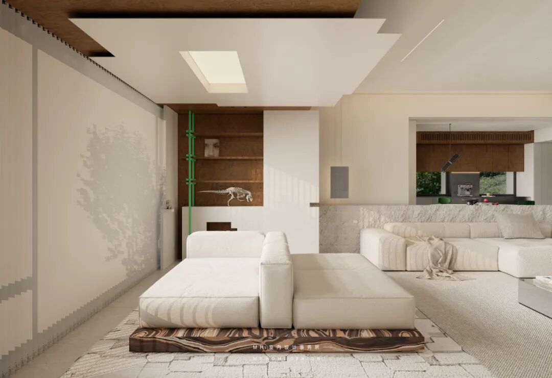【首发】MH设计新作：自由·归属▏当代豪宅的极简艺术，让生活更有腔调-57