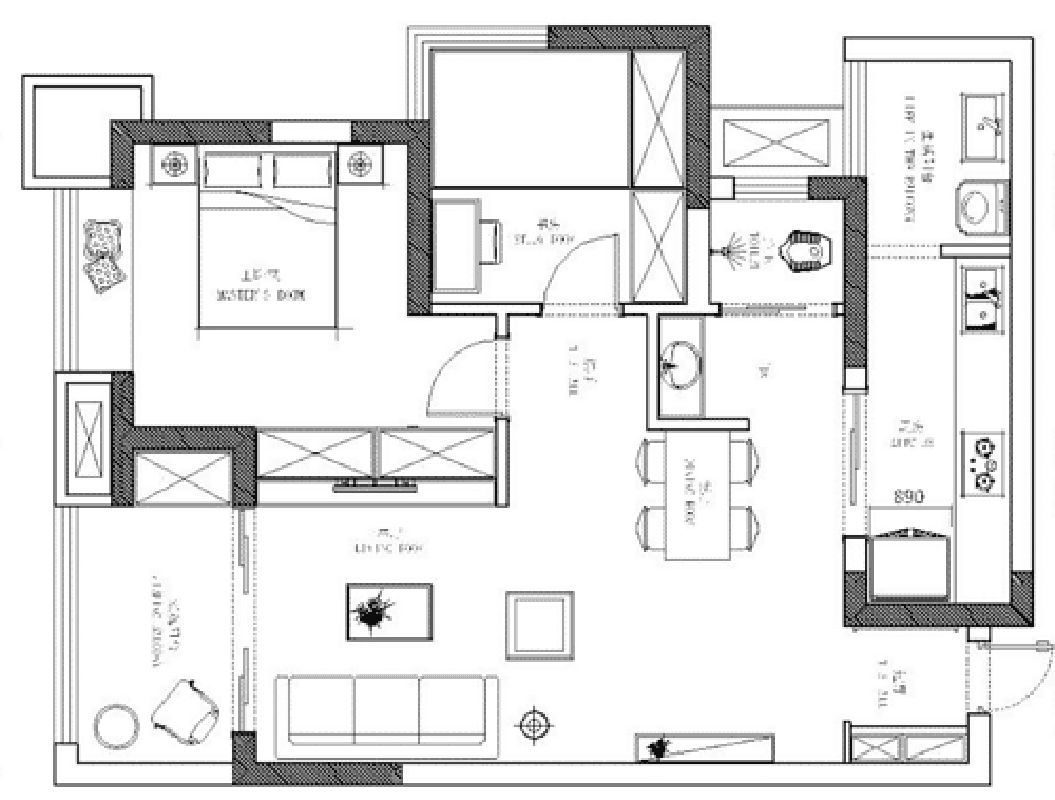 72㎡北欧风小户型,简约舒适大气之作-13
