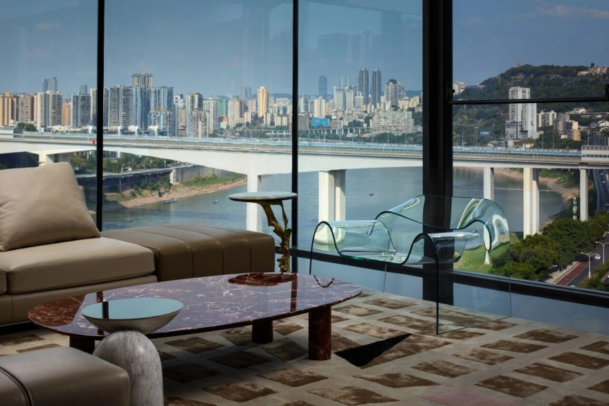 锦绣滨江双层豪宅丨中国重庆丨纳物凡璞空间设计-10