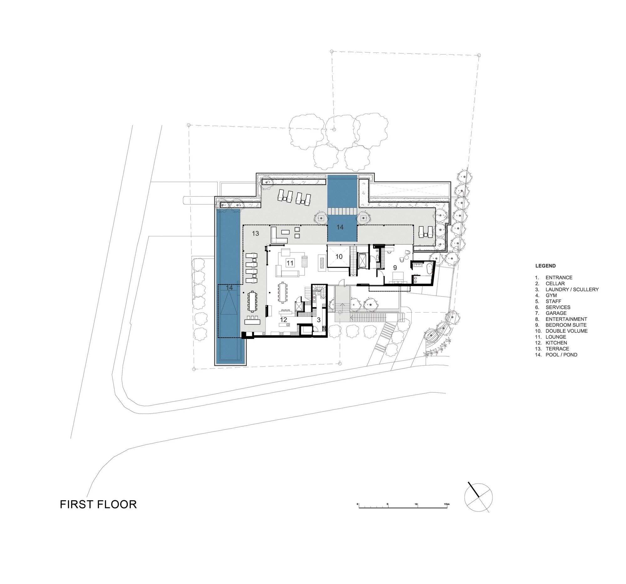 南非海景别墅,融入自然的简约奢华-56