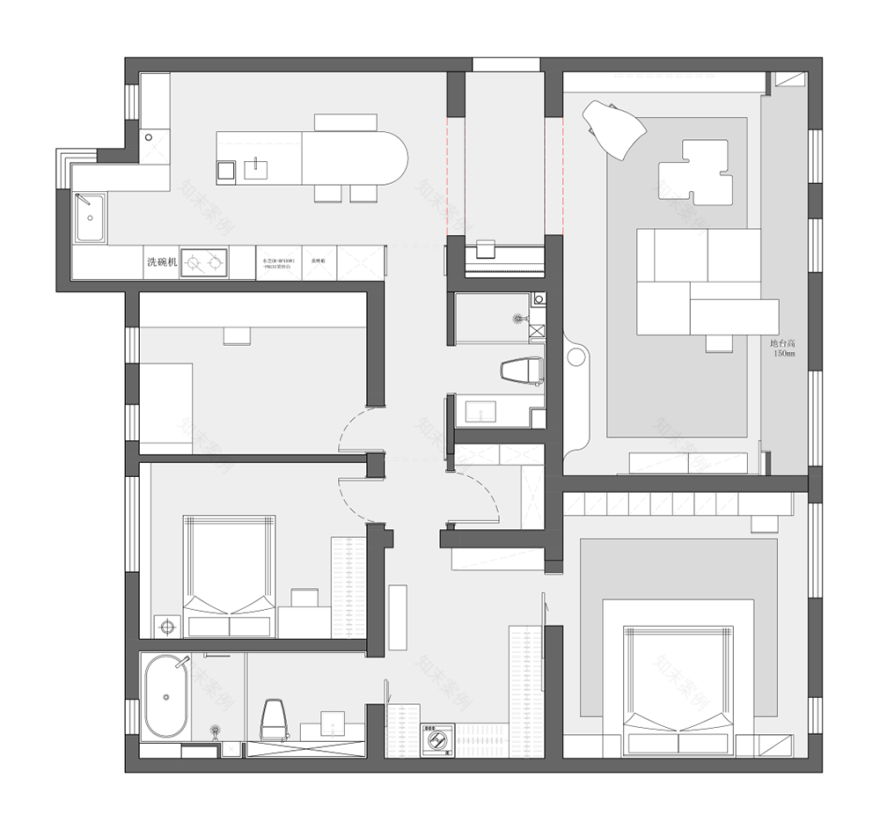 自然宁静的家丨中国秦皇岛丨道合空间设计-72