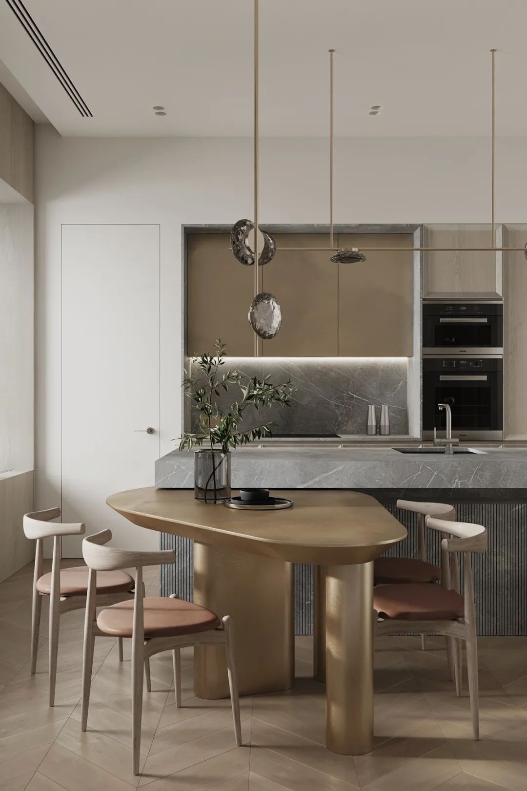 莫斯科 160㎡大平层优雅住宅丨俄罗斯莫斯科丨Zework Room-21