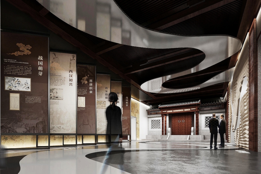 专注空间叙事:苏州展厅-2