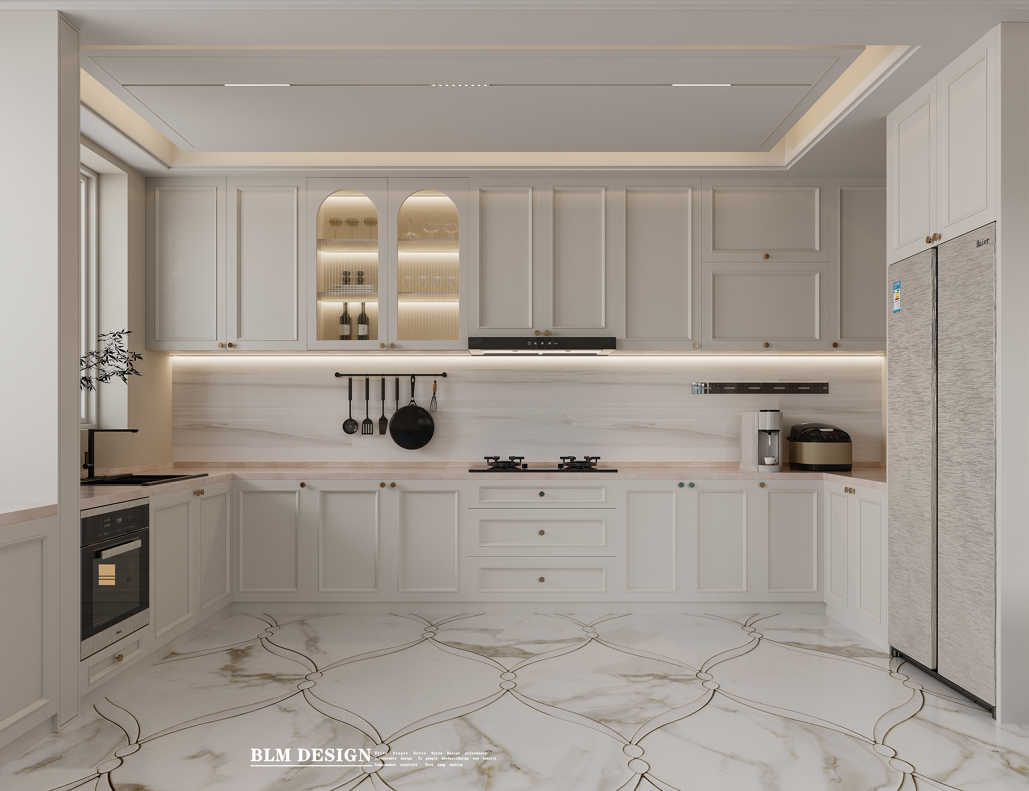 美式白龙马效果图设计制作-5