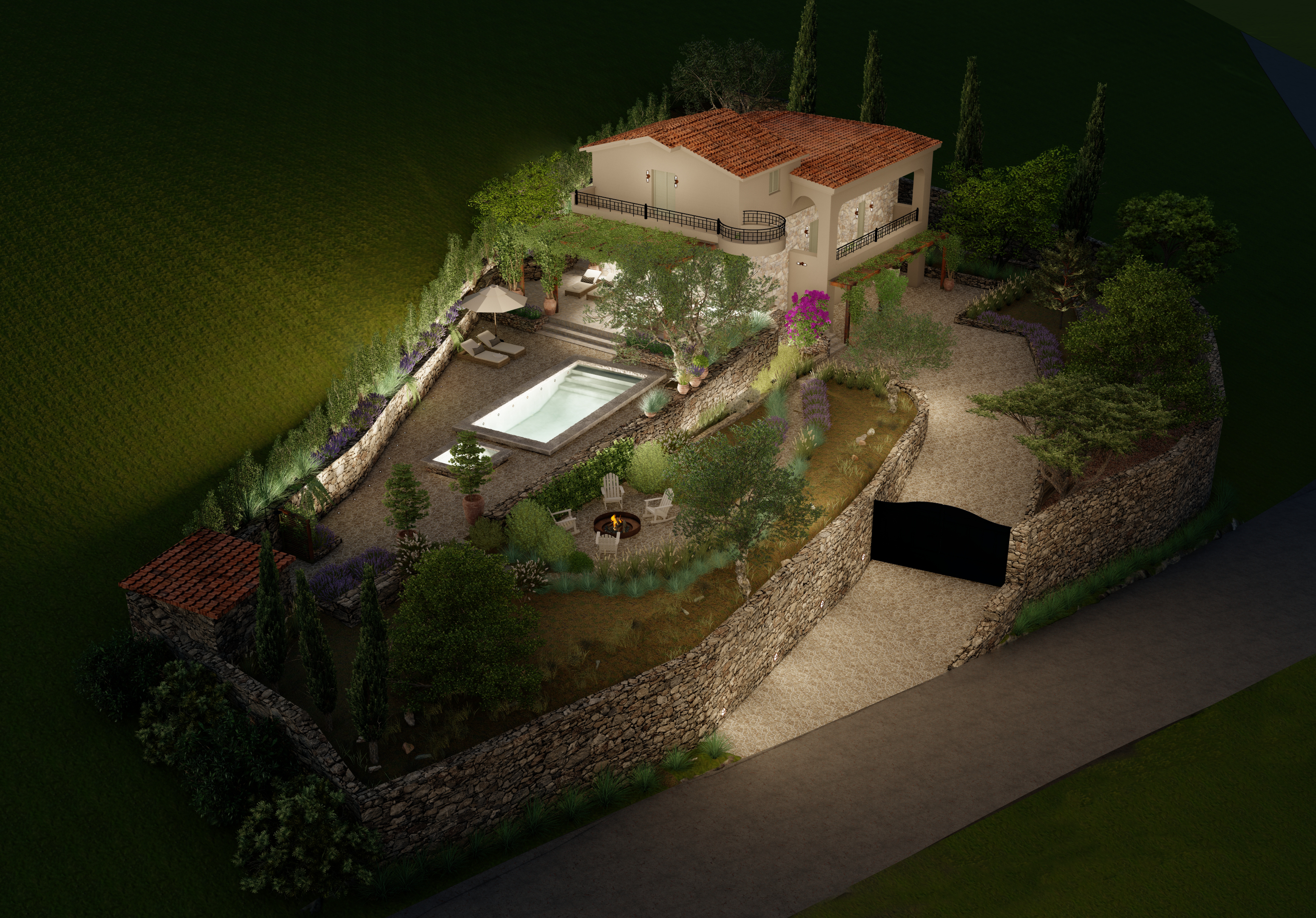 地中海绿洲景观设计丨希腊丨EF 建筑设计工作室-25