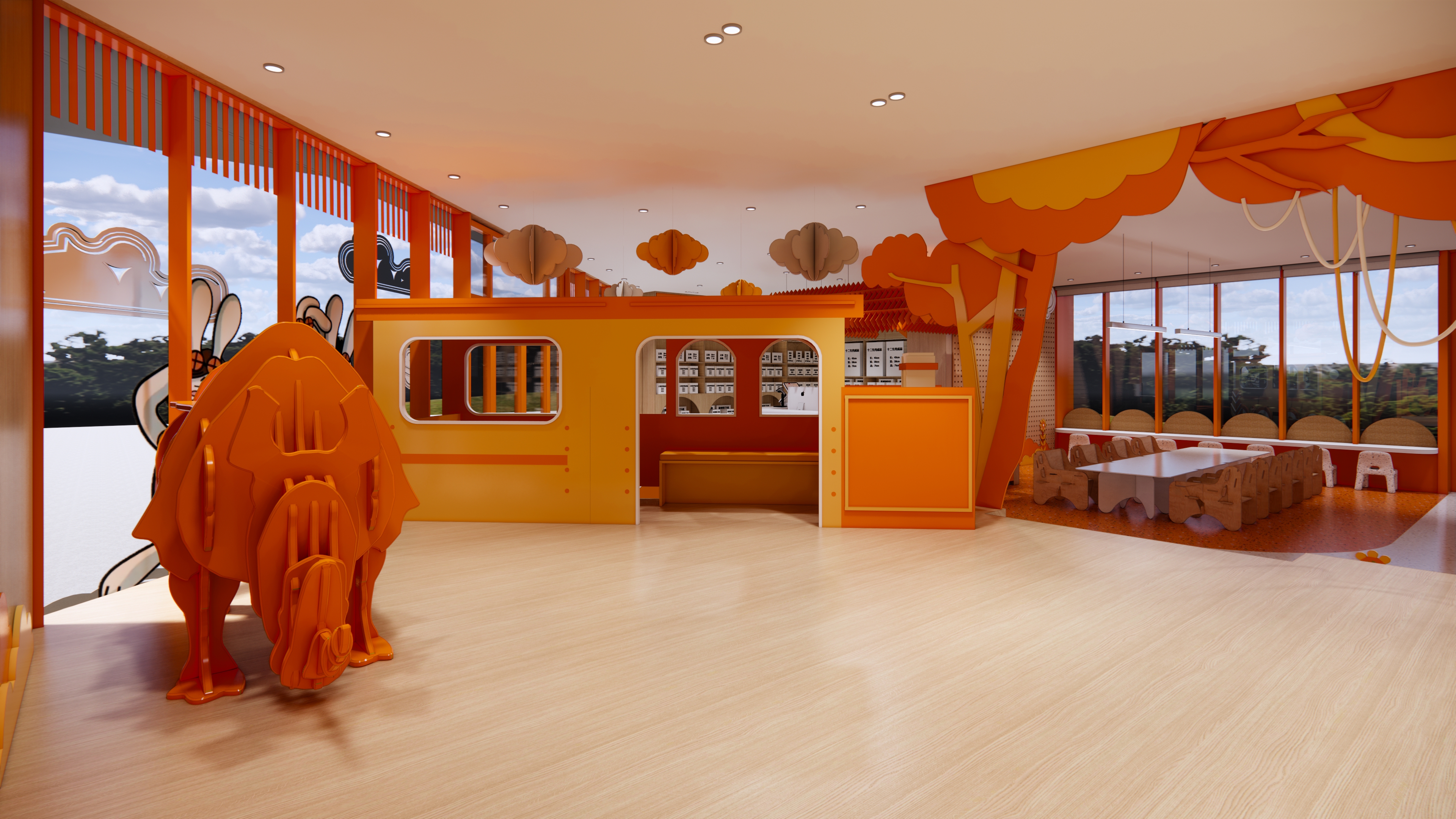 皮影兔主题乐园——纸艺文创屋-17