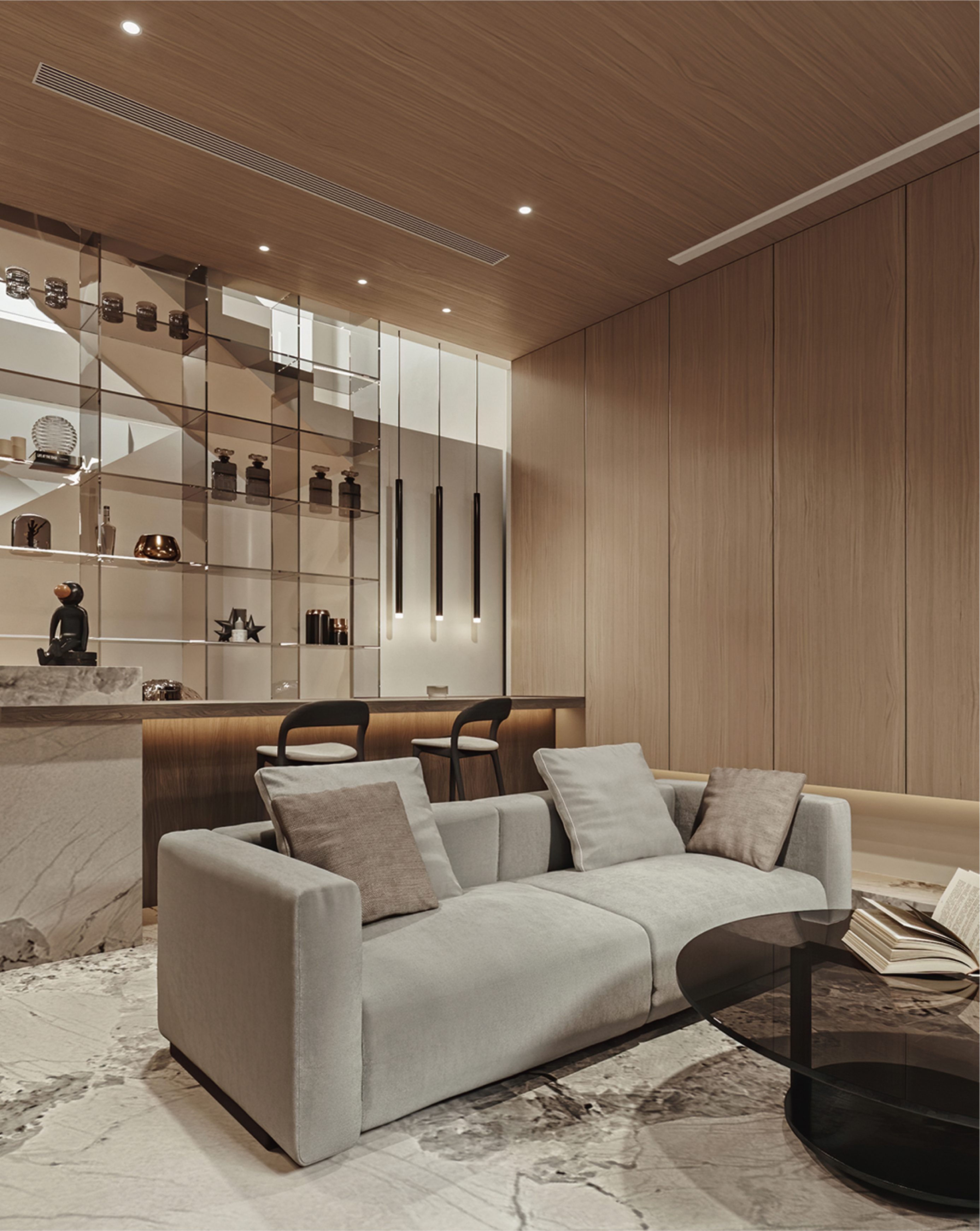 派逃设计·580m²现代别墅-23