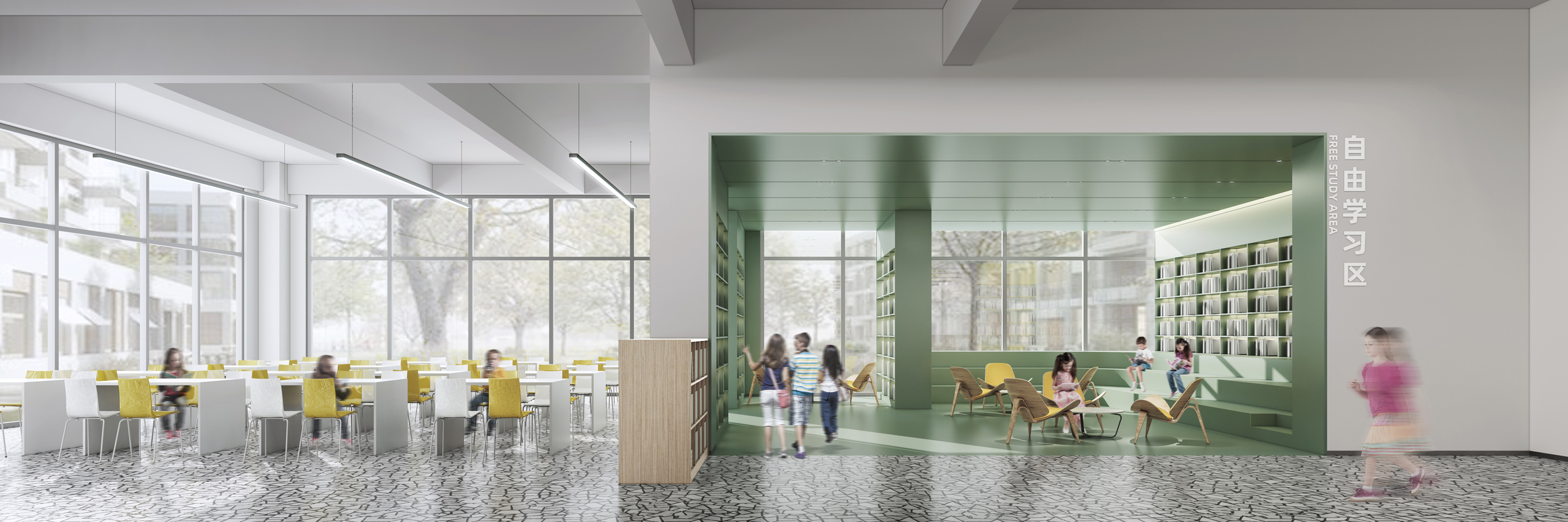 广州沙步铁一学校室内方案丨中国广州-4