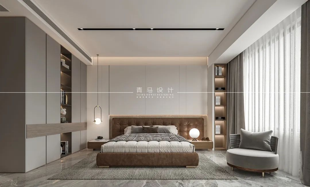 龙湖景粼天序现代平层丨中国西安丨青马别墅设计-20