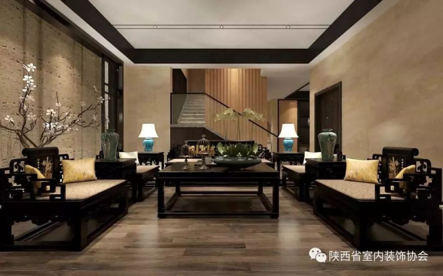 御景南山别墅 | 新中式简奢风格的现代解读-13