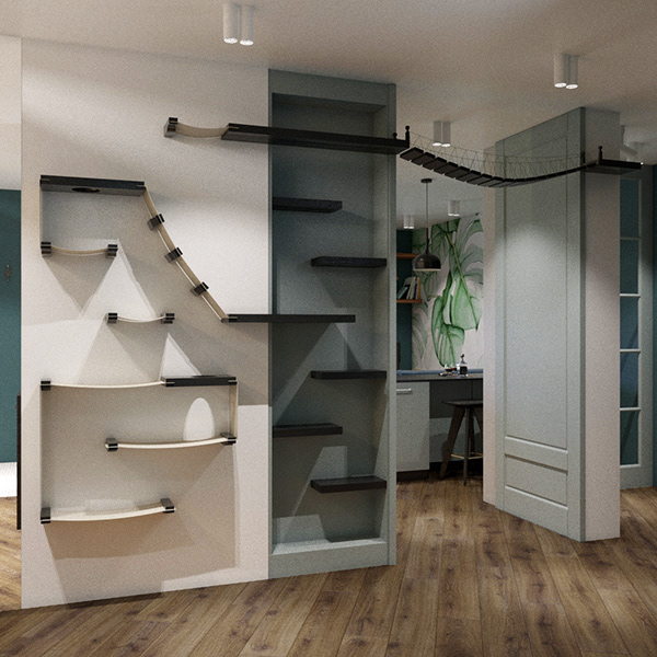 Apartment Interior for cat lovers-14