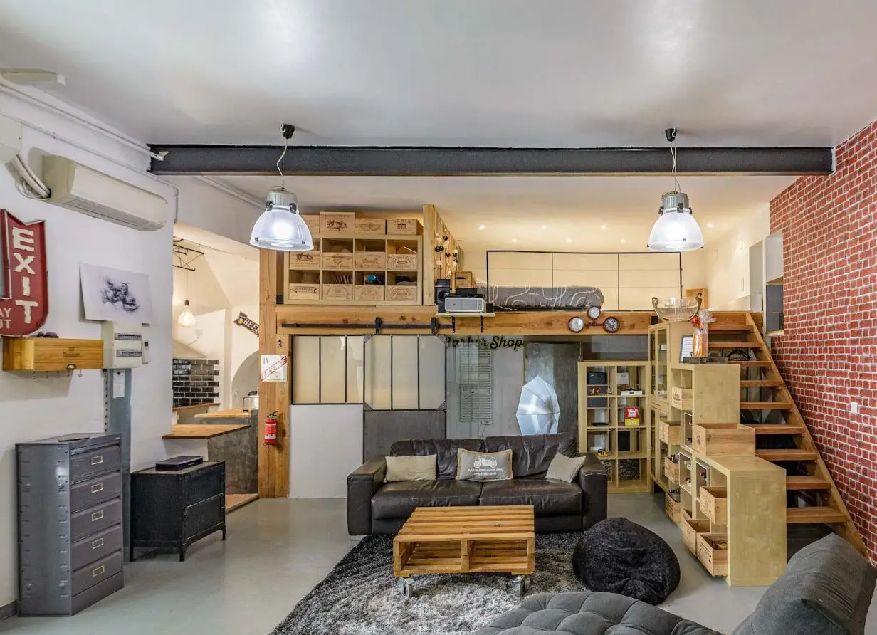 尼斯旧车库改造的纽约风格 loft-1