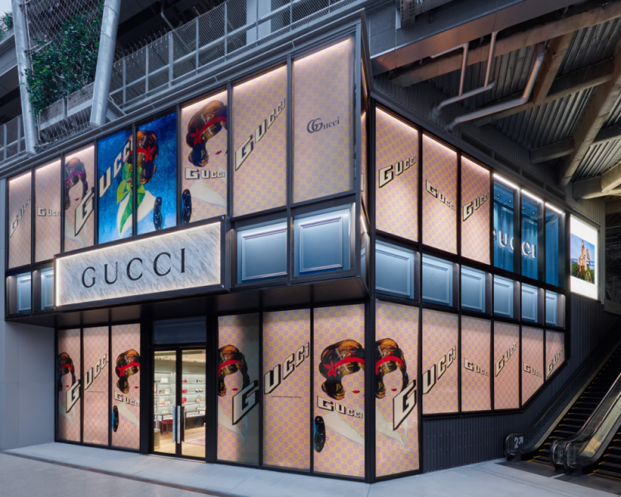 【521期】GUCCI 古驰最新东京旗舰店设计,日本画家Otomo作品将以橱窗形式展出-12