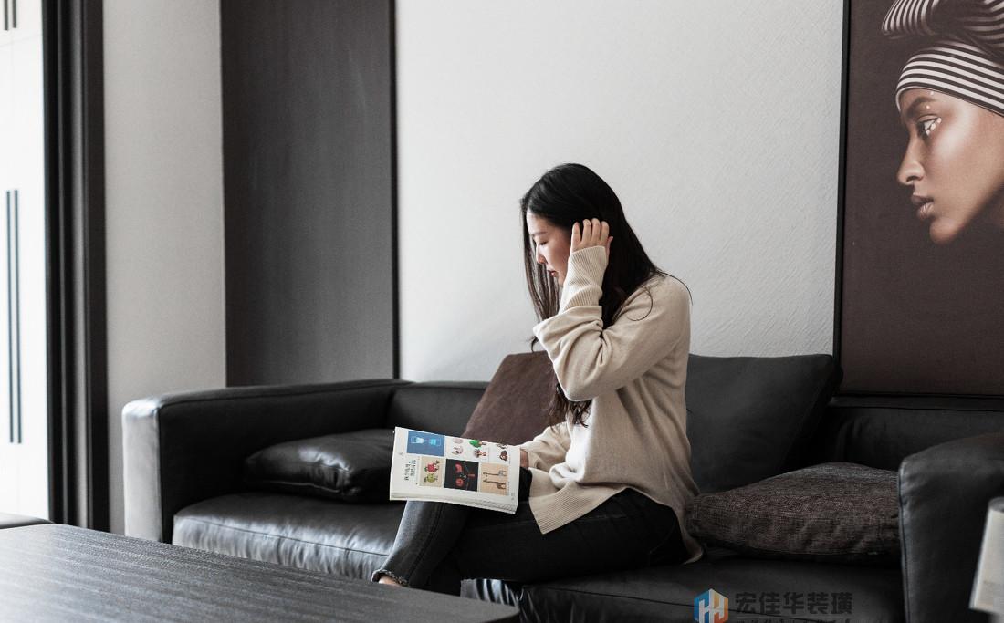 现代黑白灰,打造简约大气家居空间-11