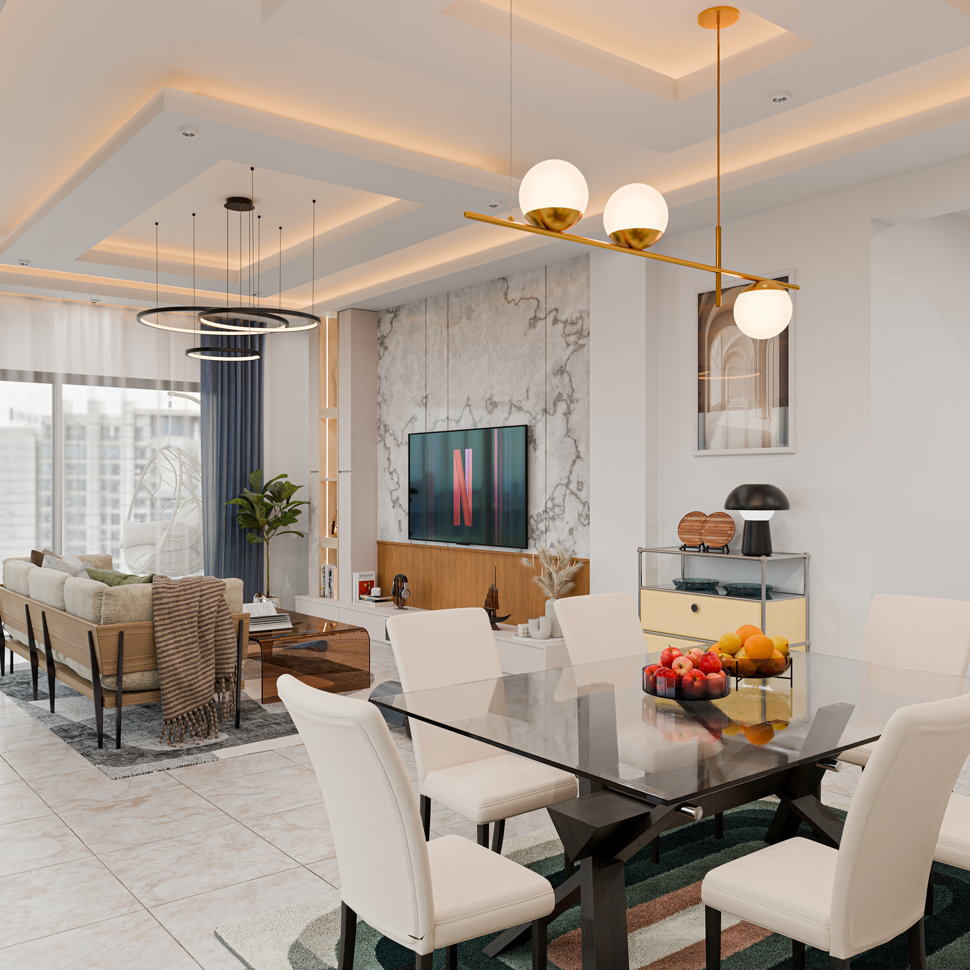 Rendu salon moderne-1