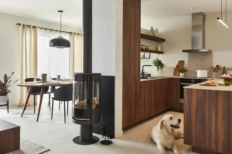 现代温馨的 Leroy Merlin 设计厨房 | 半开放式客厅-1