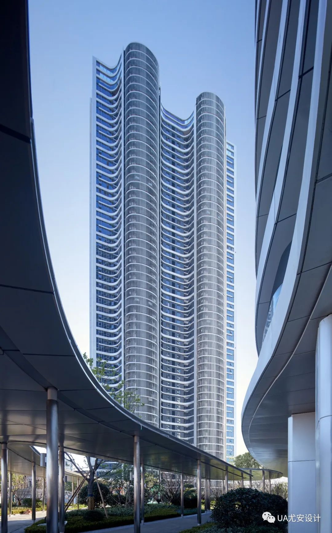 武汉BFC复星外滩中心·御江廷云轩丨中国武汉丨KPF建筑设计事务所,UA尤安设计-7