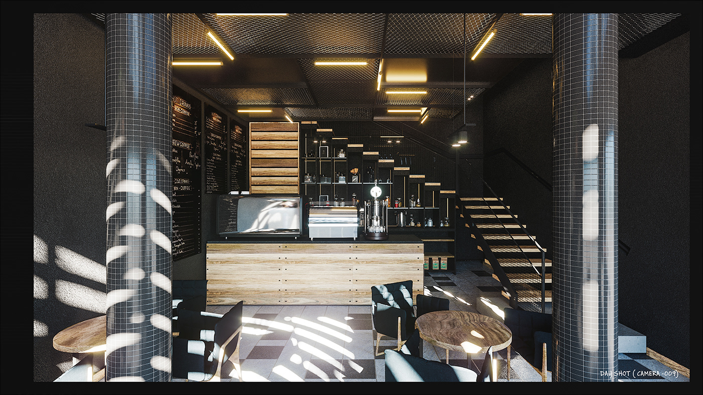 30 North | Anastasiya Gushchina 打造未来主义咖啡店-13