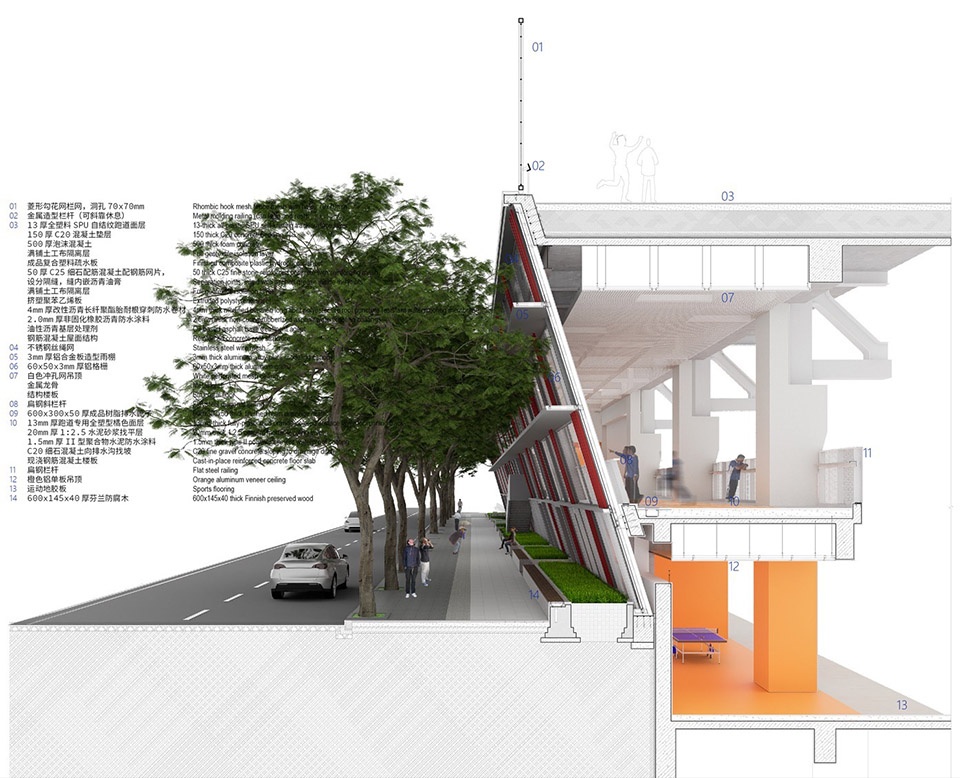 红岭中学石厦校区改扩建丨中国深圳丨土木石建筑设计事务所-25