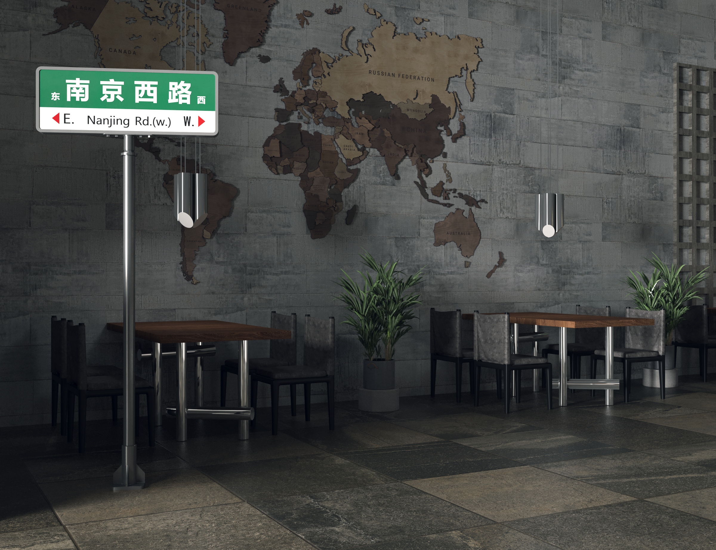 后工业风格快餐店-4