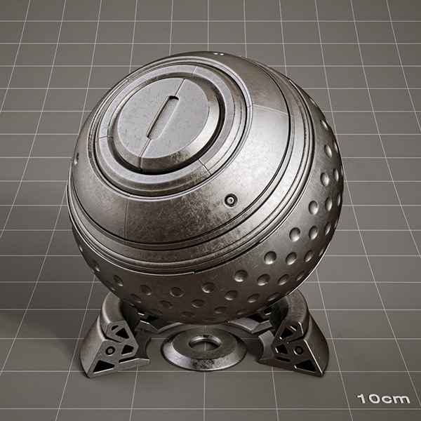 Redshift 材质库 C4D 金属包-10