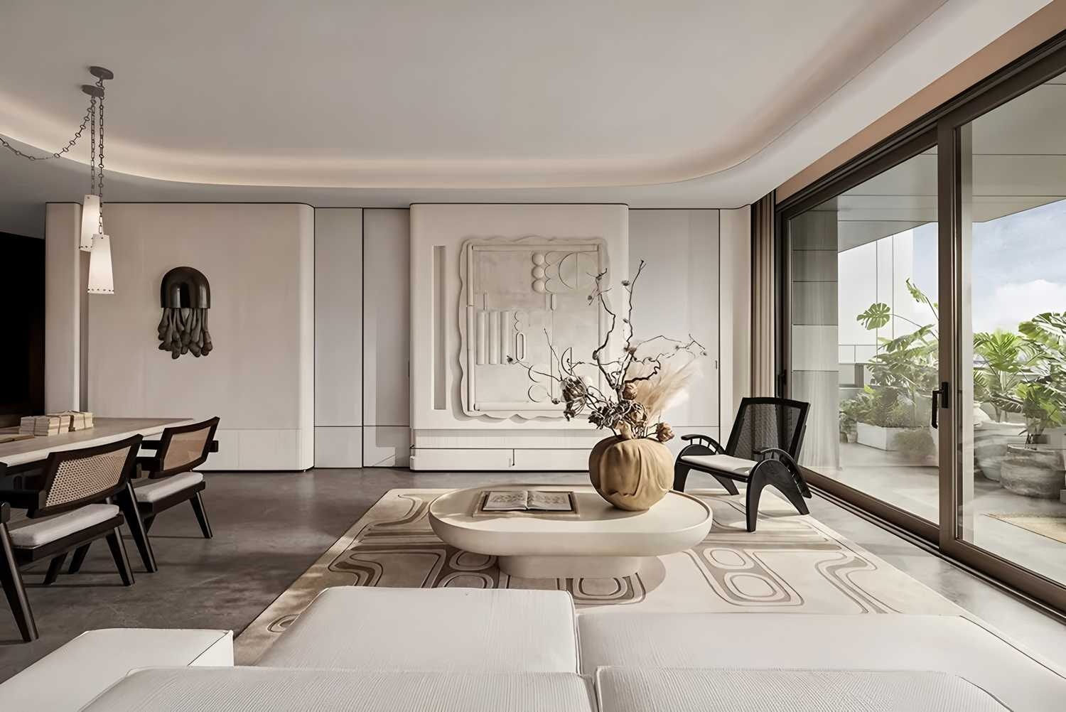 海口万华江东麓岛云溪岛二期上叠别墅样板间丨中国海口丨深圳市盘石室内设计有限公司-3